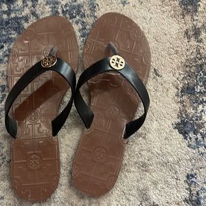 Tory Burch sandals.  Minor wear.  Still in great shape.